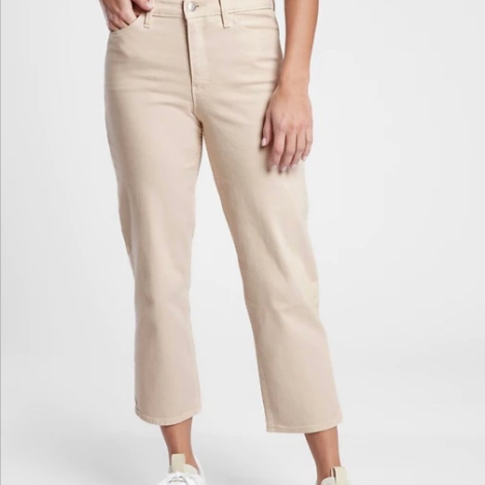 NWT Athleta Flex Straight Crop Jean